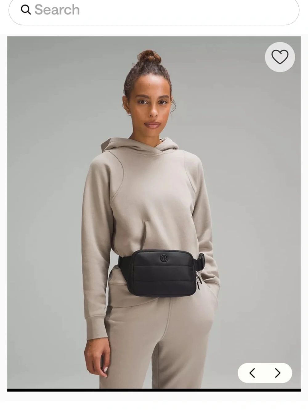 EUC lululemon Everywhere Belt Bag Large *Wunder Puff in black style LU9BH0S - Picture 7 of 13